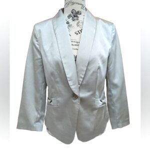 H&M women's metallic blazer size small